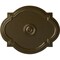Ekena Millwork Waltz Ceiling Medallion (Fits Canopies up to 4 1/2"), Hand-Painted Brass, 21 1/4"W x 17 3/8"H x 1"P CM21WABRS - alternate 1